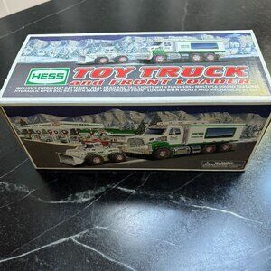 HESS 2008 LTD EDITION TOY TRUCK AND FRONT LOADER NIB; NEVER OPENED